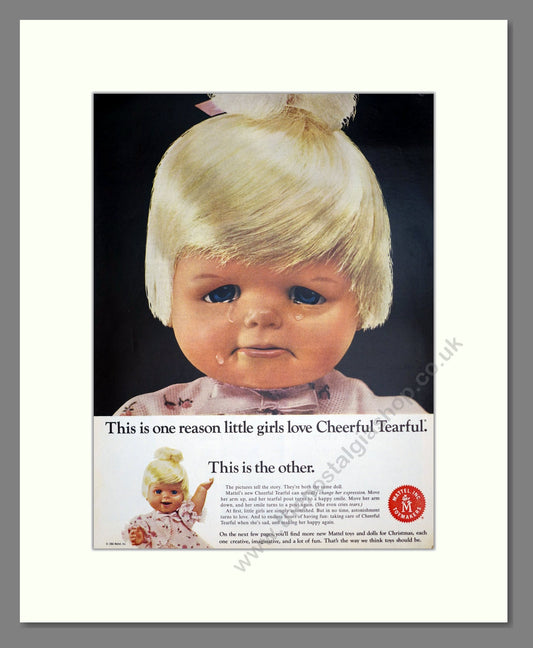Mattel - Cheerful Tearful. Vintage Advert 1966 (ref AD303257)