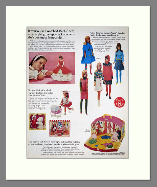 Mattel - Barbie. Vintage Advert 1966 (ref AD303258)