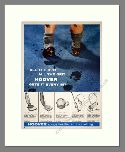 Hoover - Range Of Cleaners. Vintage Advert 1961 (ref AD303219)