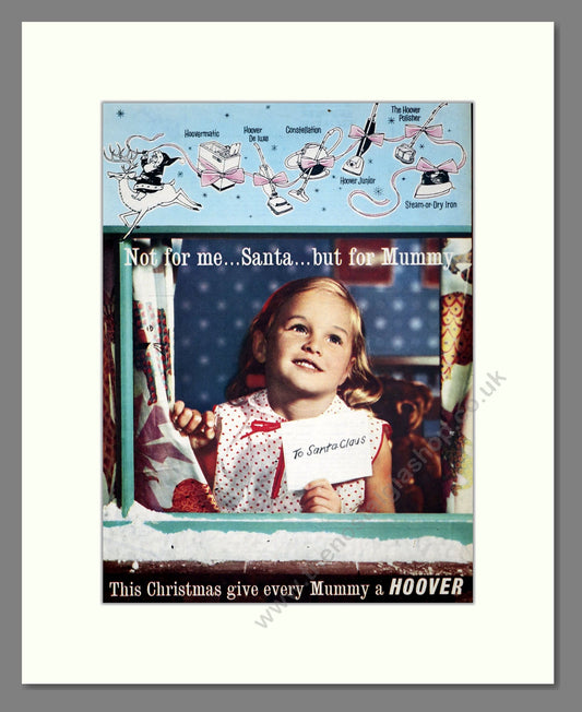Hoover - Hoover For Christmas. Vintage Advert 1960 (ref AD303220)