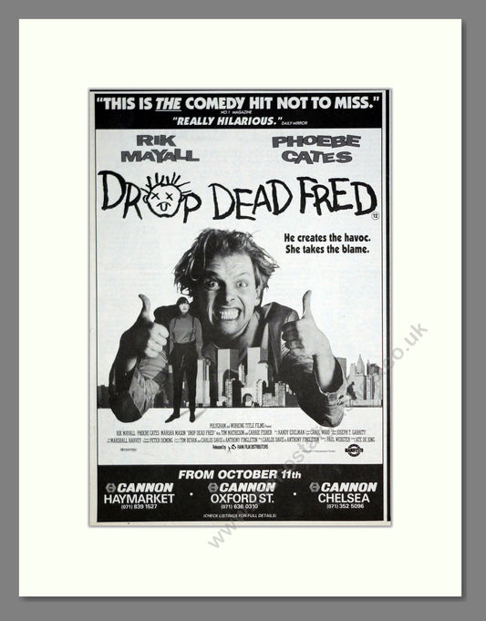 Drop Dead Fred. 1991 Original Advert (ref AD63361)