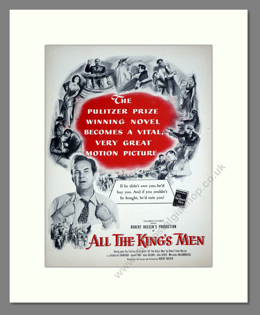 All The King's Men. Vintage Advert 1949 (ref AD303162)