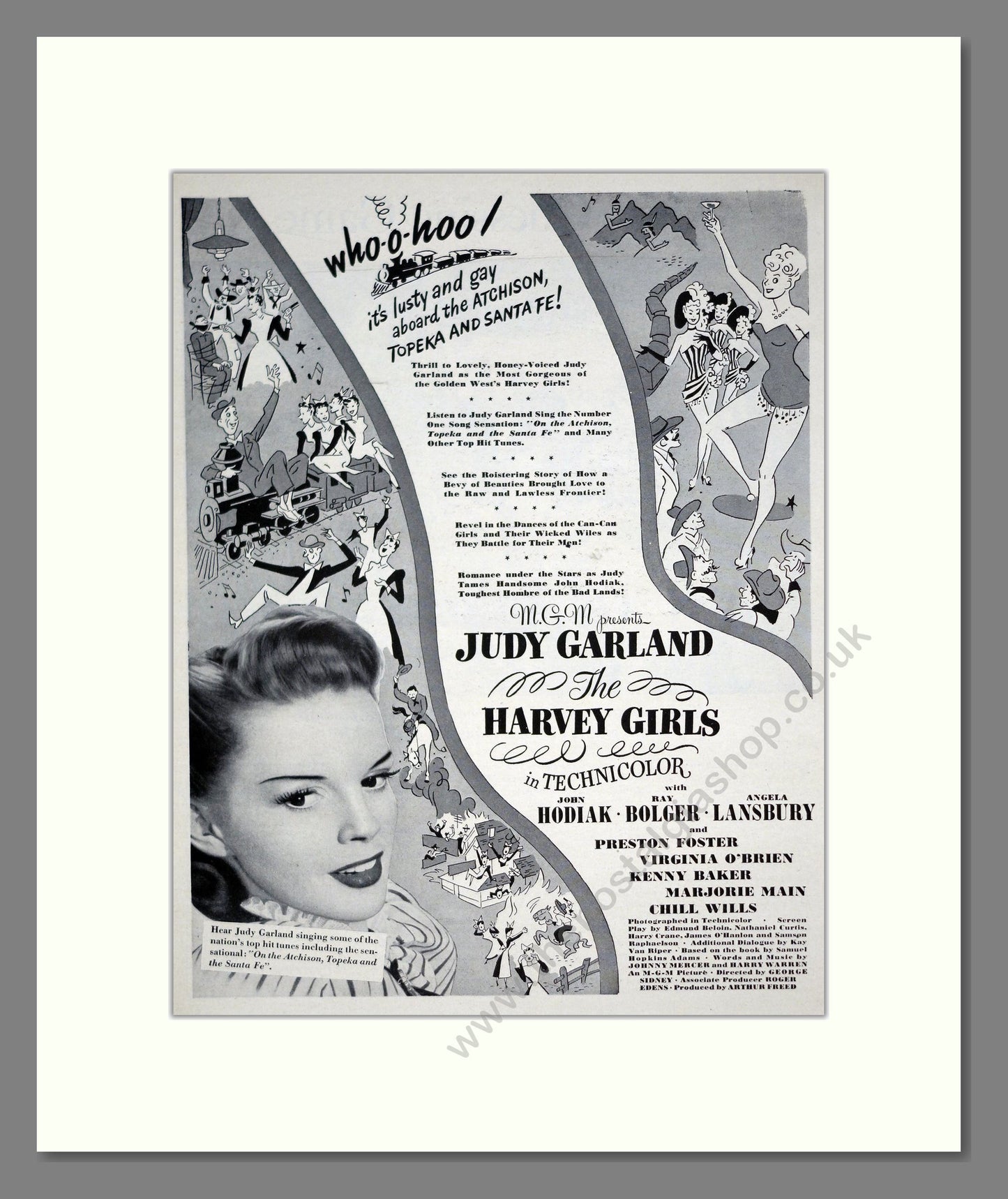 The Harvey Girls. Vintage Advert 1945 (ref AD303165)