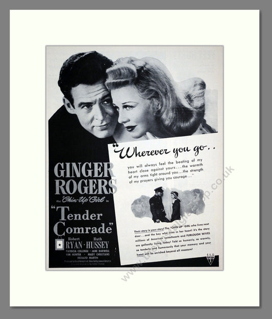 Tender Comrade. Vintage Advert 1943 (ref AD303170)