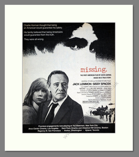 Missing. Vintage Original Advert 1982 (ref AD303178)