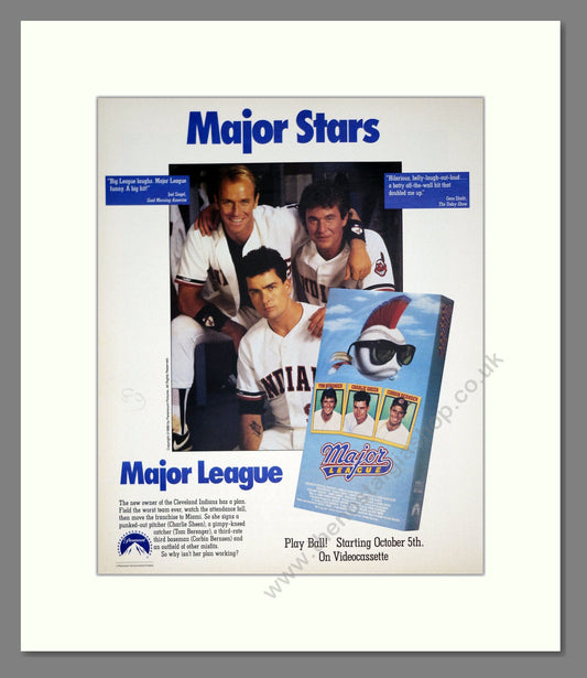Major League. Vintage Original Advert 1989 (ref AD303180)