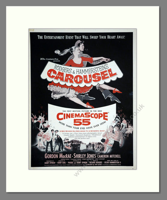 Carousel. Vintage Original Advert 1956 (ref AD303185)