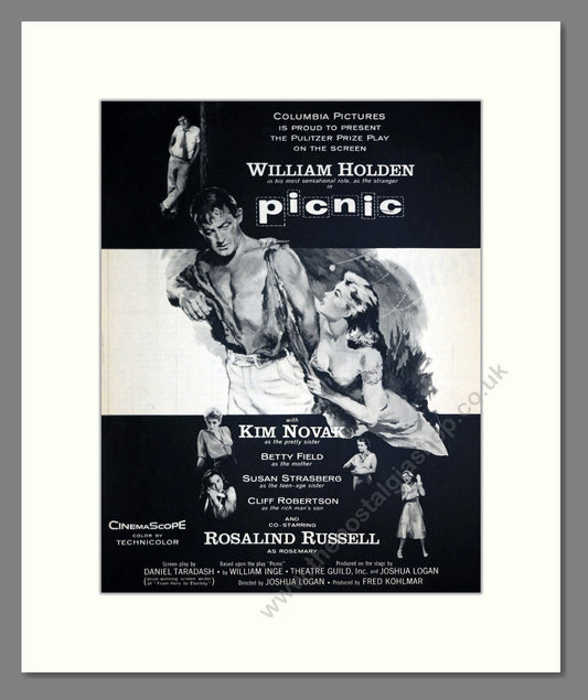 Picnic. Vintage Original Advert 1956 (ref AD303194)