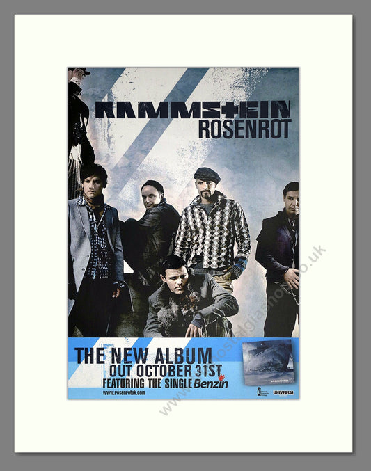 Rammstein - Rosenrot. Vintage Advert 2005 (ref AD63367)