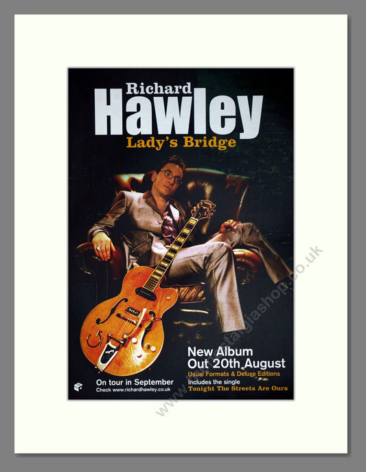 Richard Hawley - Lady's Bridge. Vintage Advert 2007 (ref AD63442)