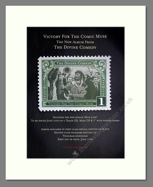 Divine Comedy (The) - Victory For The Comic Muse. Vintage Advert 2006 (ref AD63475)