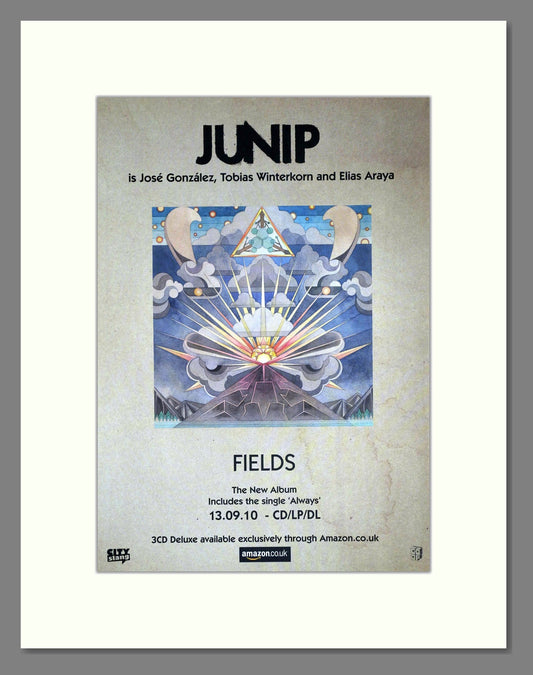 Junip - Fields. Vintage Advert 2010 (ref AD63487)