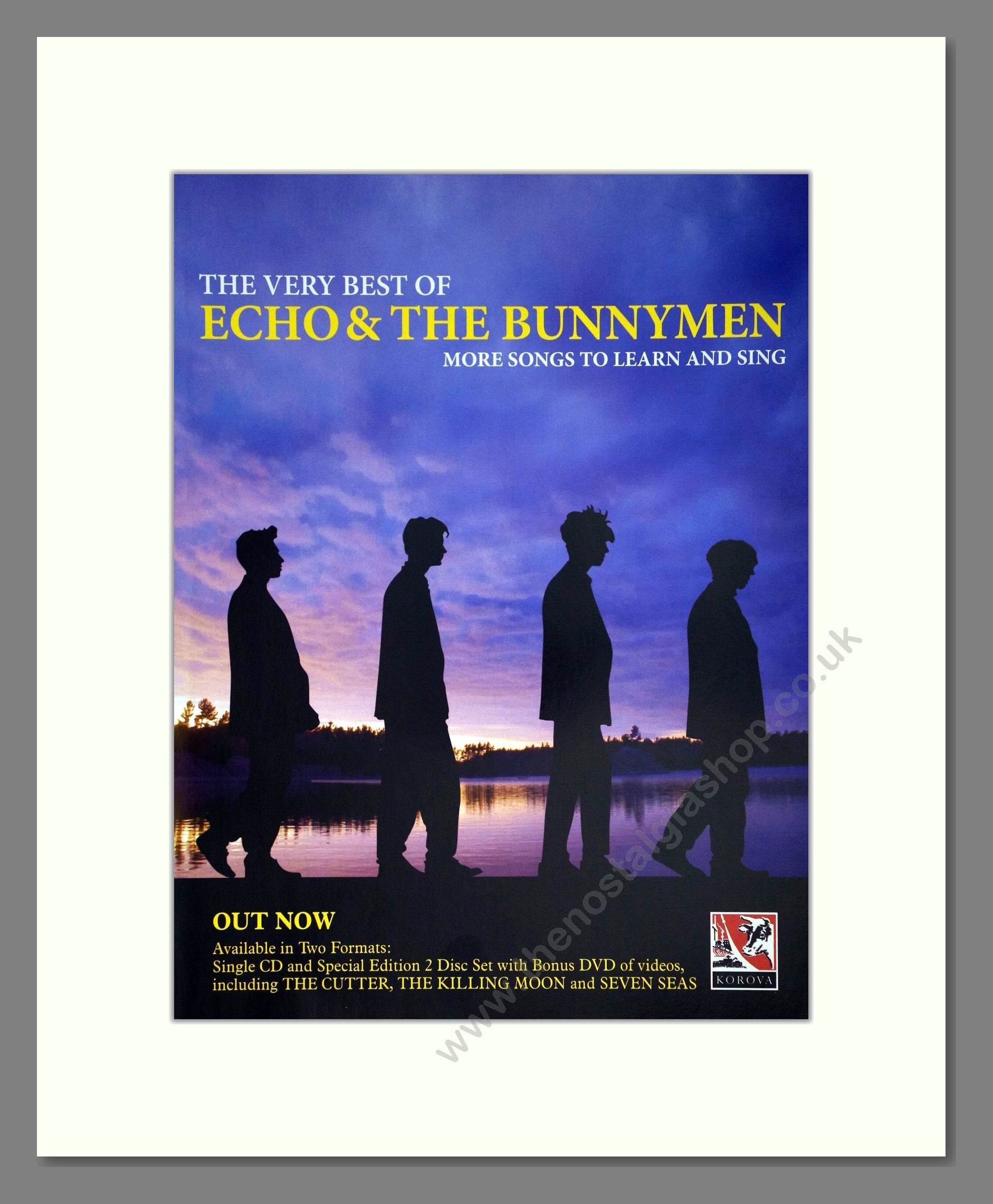 Echo And The Bunnymen - Very Best Of. Vintage Advert 2006 (ref AD63507)