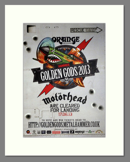 Motorhead - Golden Gods. Vintage Advert 2013 (ref AD63577)