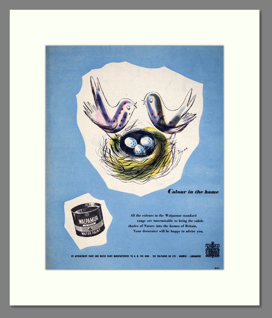 Walpamur - Water Paint. Vintage Advert 1950 (ref AD303411)