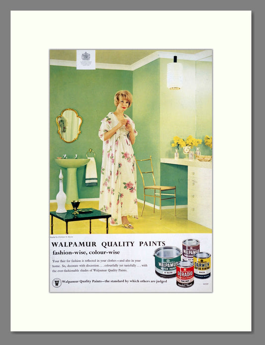 Walpamur - Quality Paints. Vintage Advert 1962 (ref AD303420)