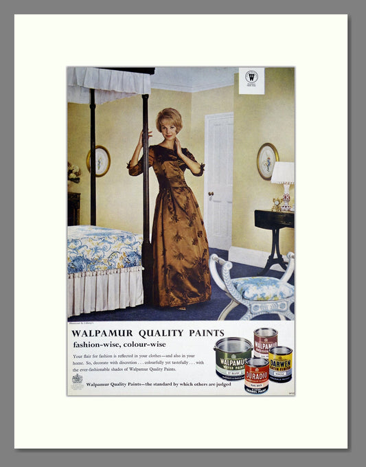 Walpamur - Quality Paints. Vintage Advert 1962 (ref AD303421)