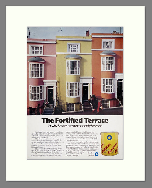 Sandtex - Matt Paint. Vintage Advert 1973 (ref AD303428)