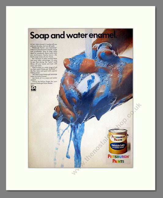 Pittsburgh Paints - Enamel Paint. Vintage Advert 1967 (ref AD303441)