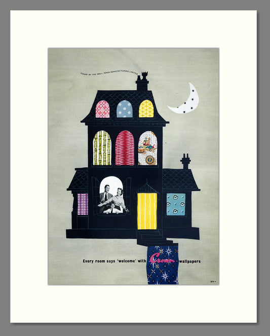 Crown - Wallpapers. Vintage Advert 1957 (ref AD303495)
