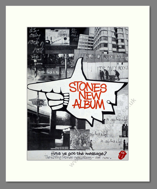 Rolling Stones (The) - Have Ya Got The Message. Vintage Advert 1974 (ref AD20165)