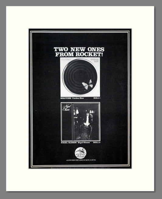 Rocket - 2 Albums. Vintage Advert 1975 (ref AD20188)