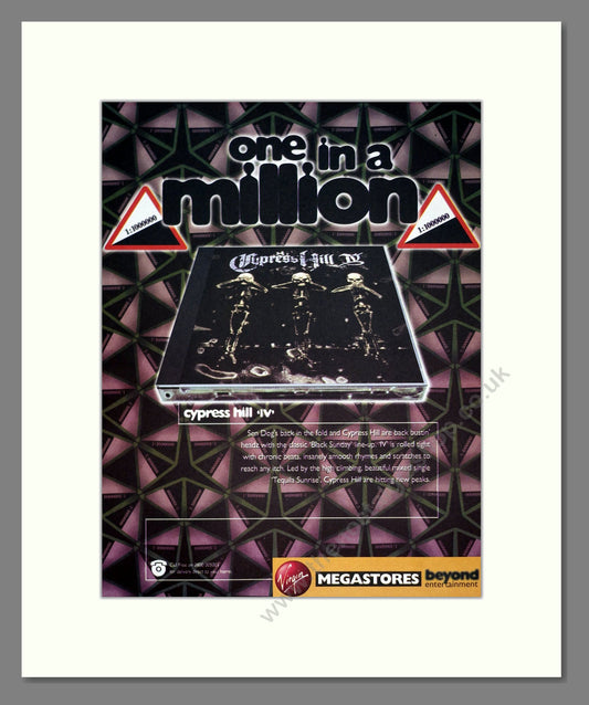 Cypress Hill - IV. Vintage Advert 1998 (ref AD20252)