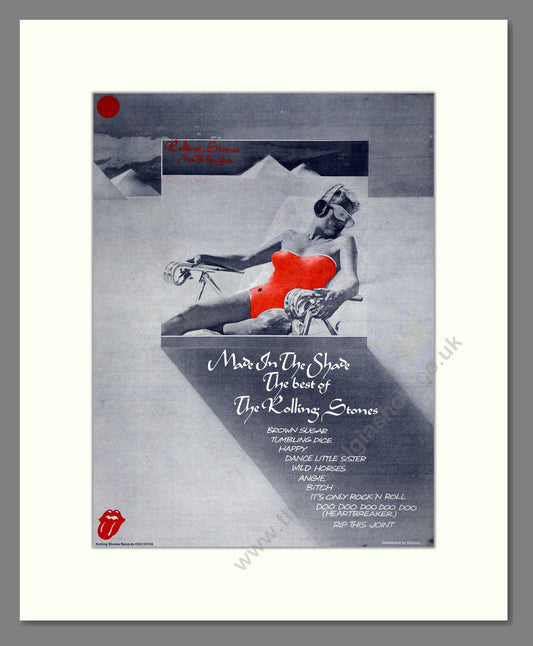 Rolling Stones (The) - Made In The Shade. Vintage Advert 1975 (ref AD20263)