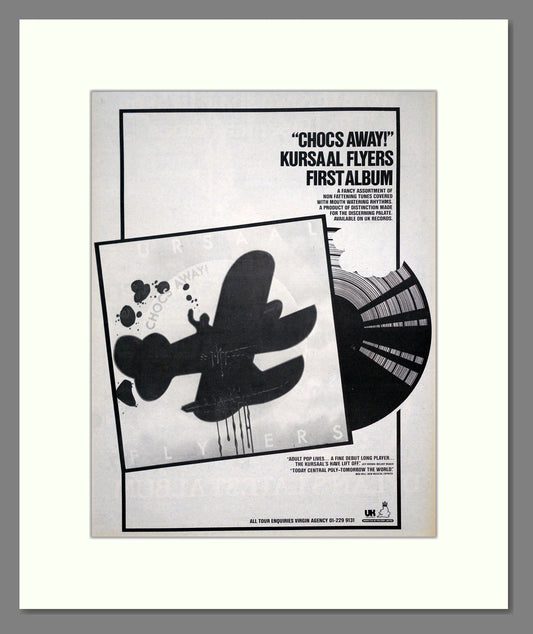 Kursaal Flyers - Chocs Away. Vintage Advert 1975 (ref AD20274)