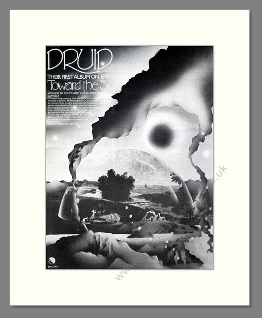 Druid - Toward The Sun. Vintage Advert 1975 (ref AD20275)