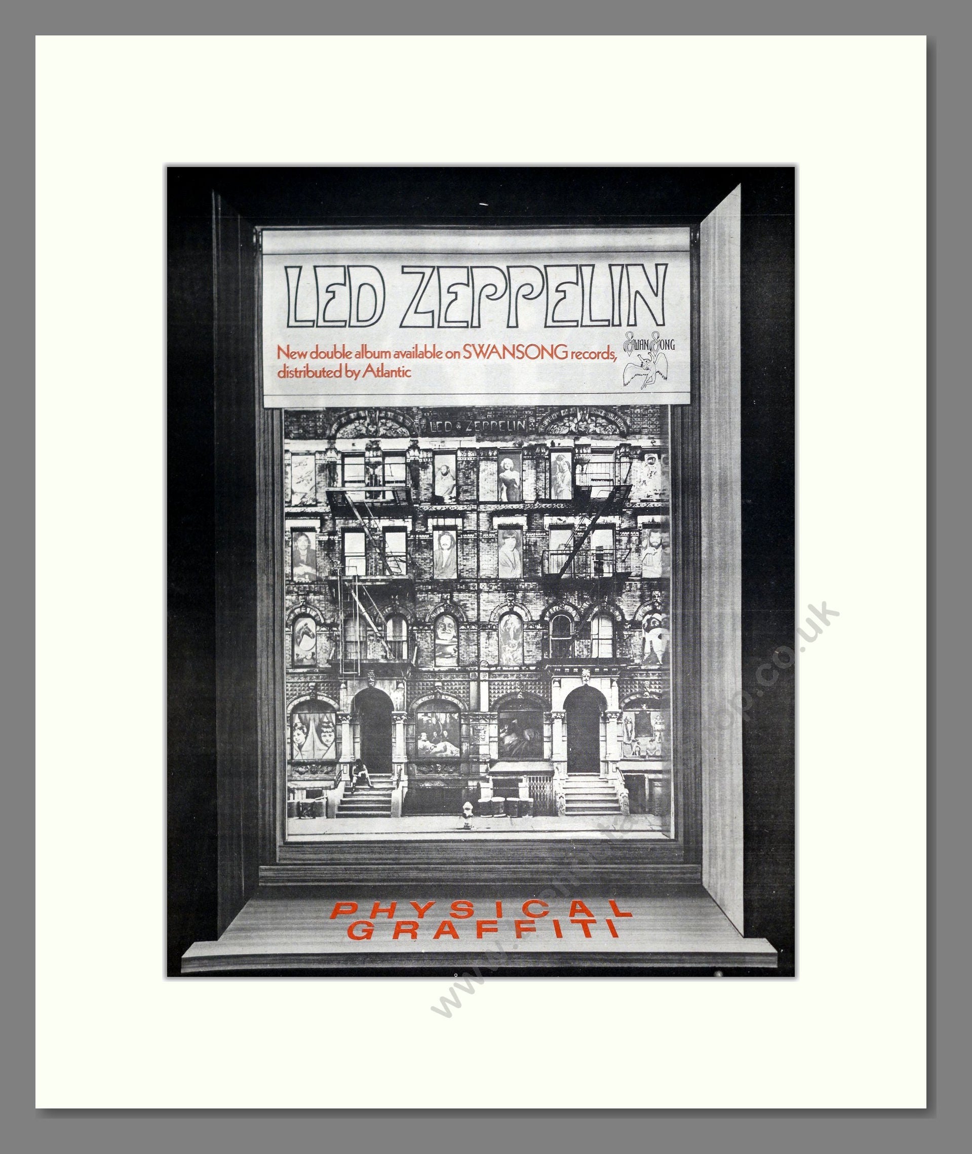 Led Zeppelin - Physical Graffiti. Vintage Advert 1975 (ref AD20292 ...