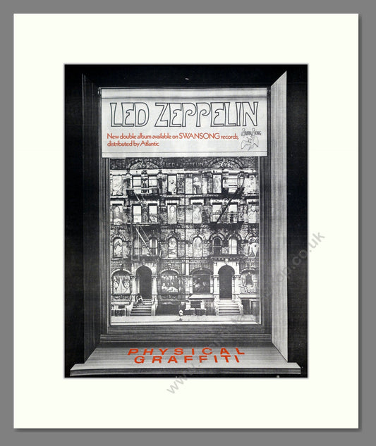 Led Zeppelin - Physical Graffiti. Vintage Advert 1975 (ref AD20292)