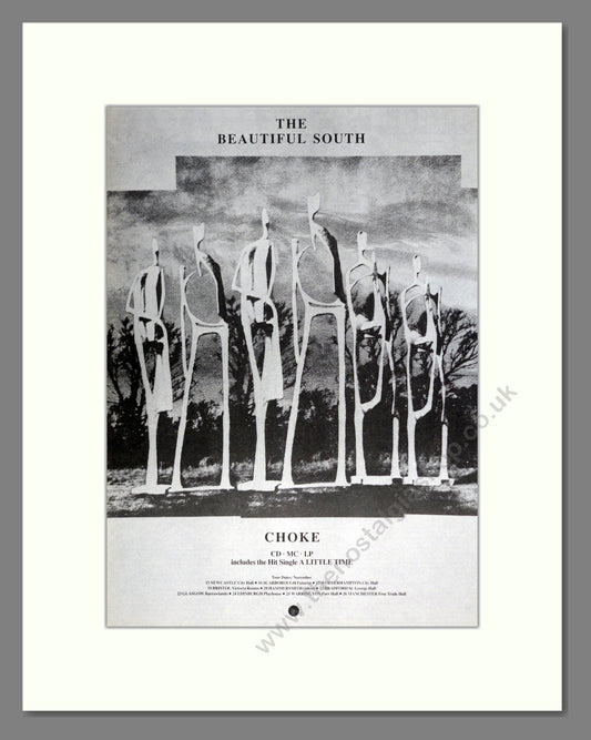 Beautiful South (The) - Choke. Vintage Advert 1990 (ref AD20354)