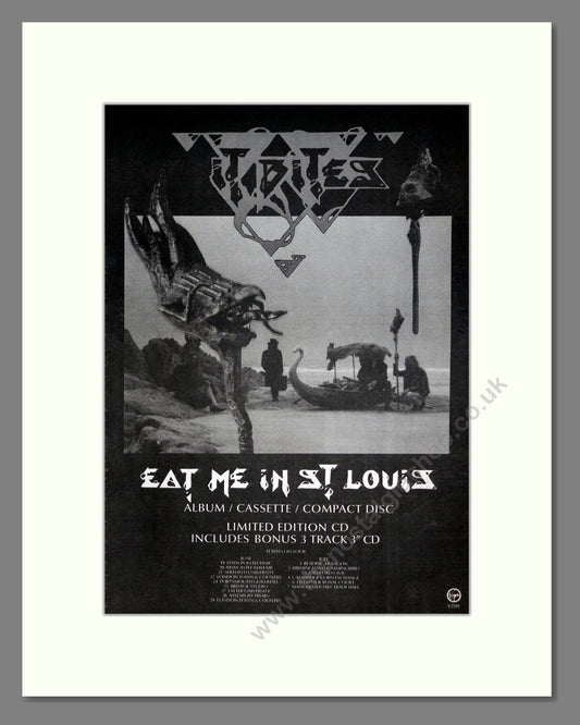 It Bites - Eat Me In St Louis. Vintage Advert 1989 (ref AD20385)