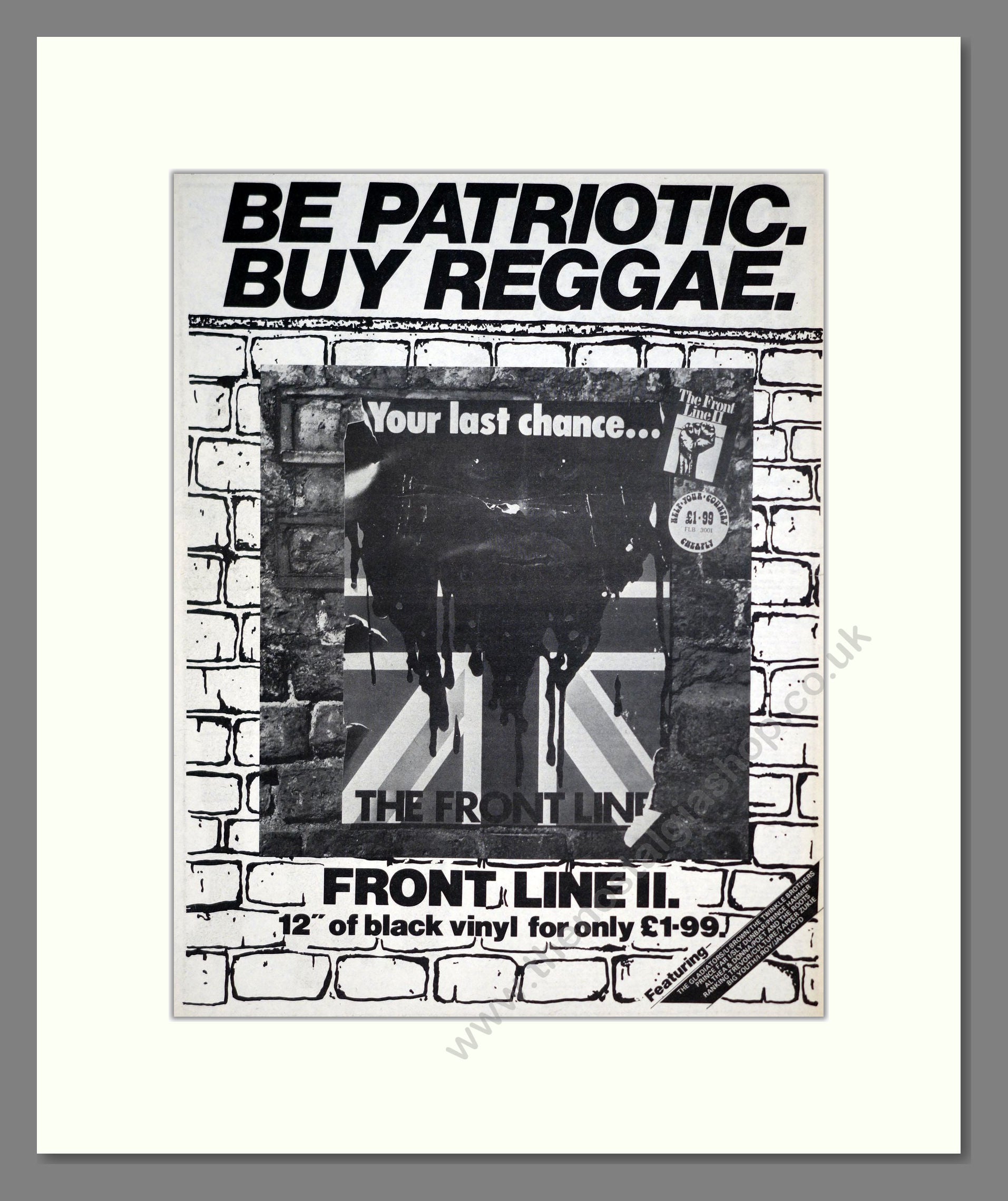 Front Line (The) - Front Line II. Vintage Advert 1978 (ref AD20418)