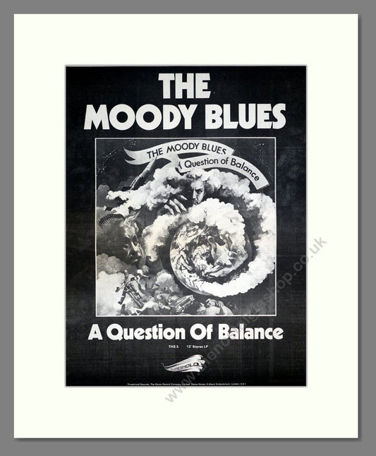 Moody Blues (The) - A Question Of Balance. Vintage Advert 1970 (ref AD20423)