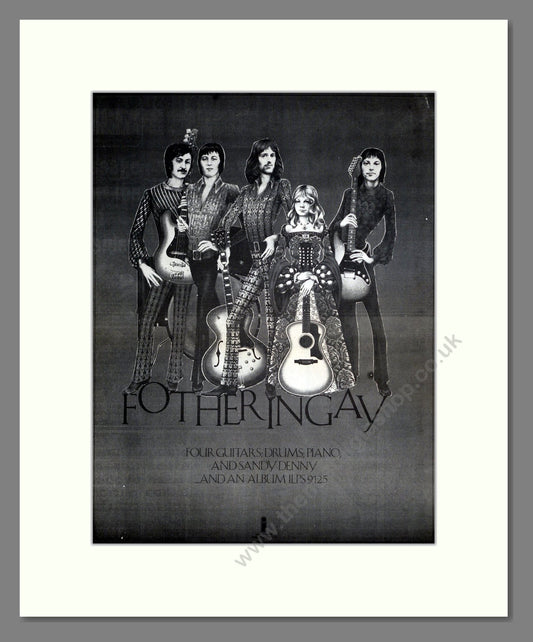 Fotheringay - New Album. Vintage Advert 1970 (ref AD20425)
