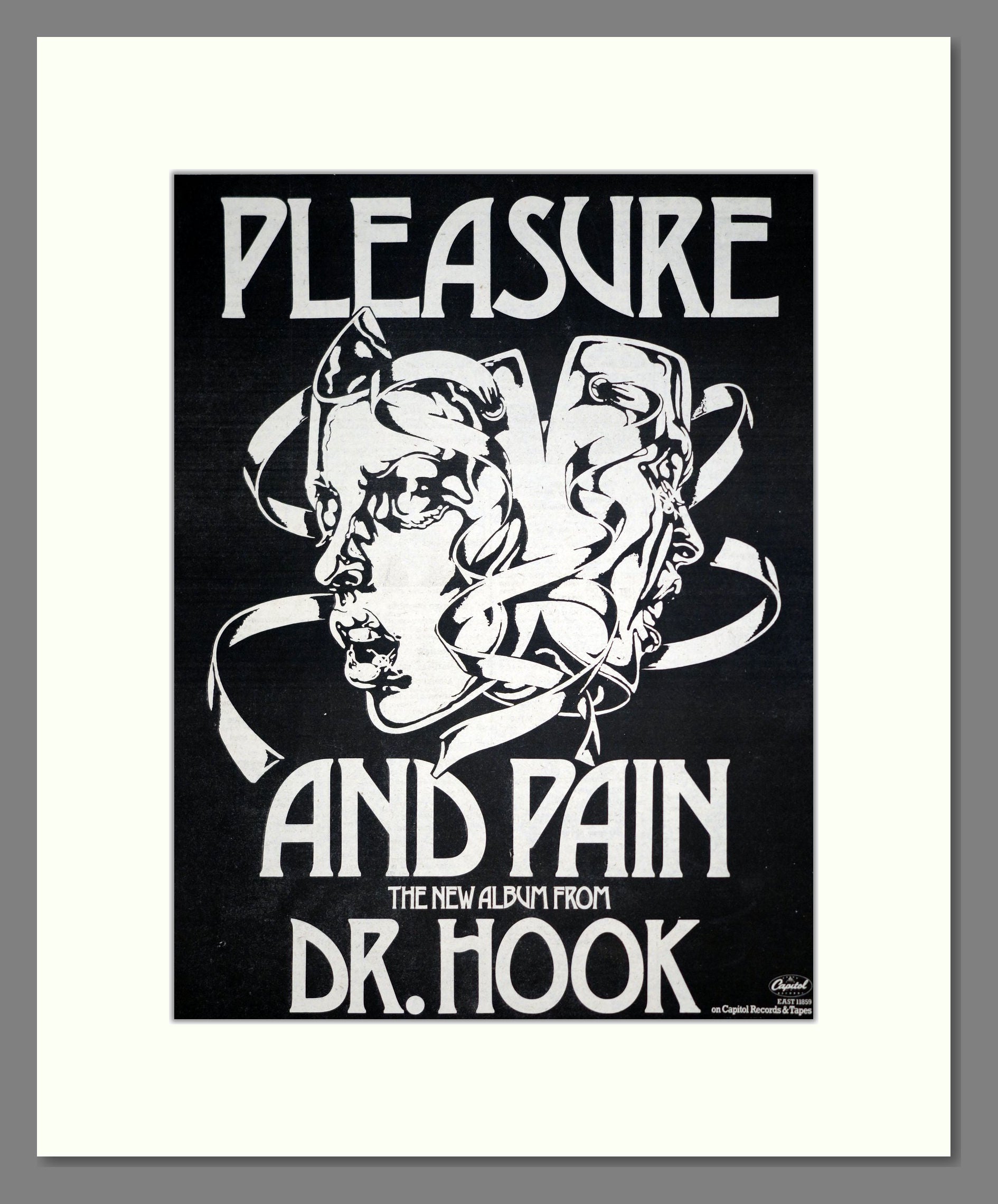 Dr. Hook - Pleasure And Pain. Vintage Advert 1978 (ref AD20428)