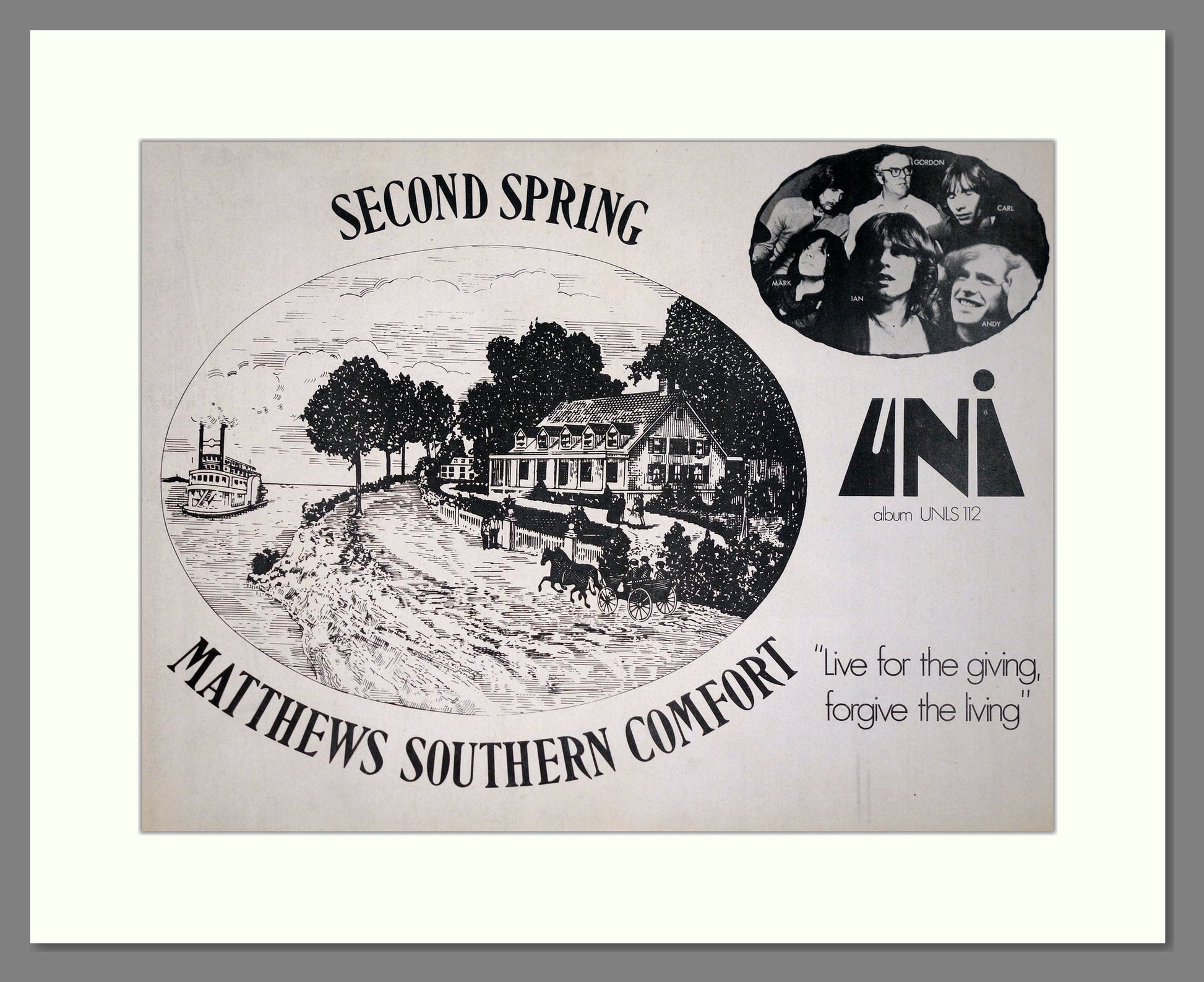 Matthews Southern Comfort - Second Spring. Vintage Advert 1970 (ref AD20431)