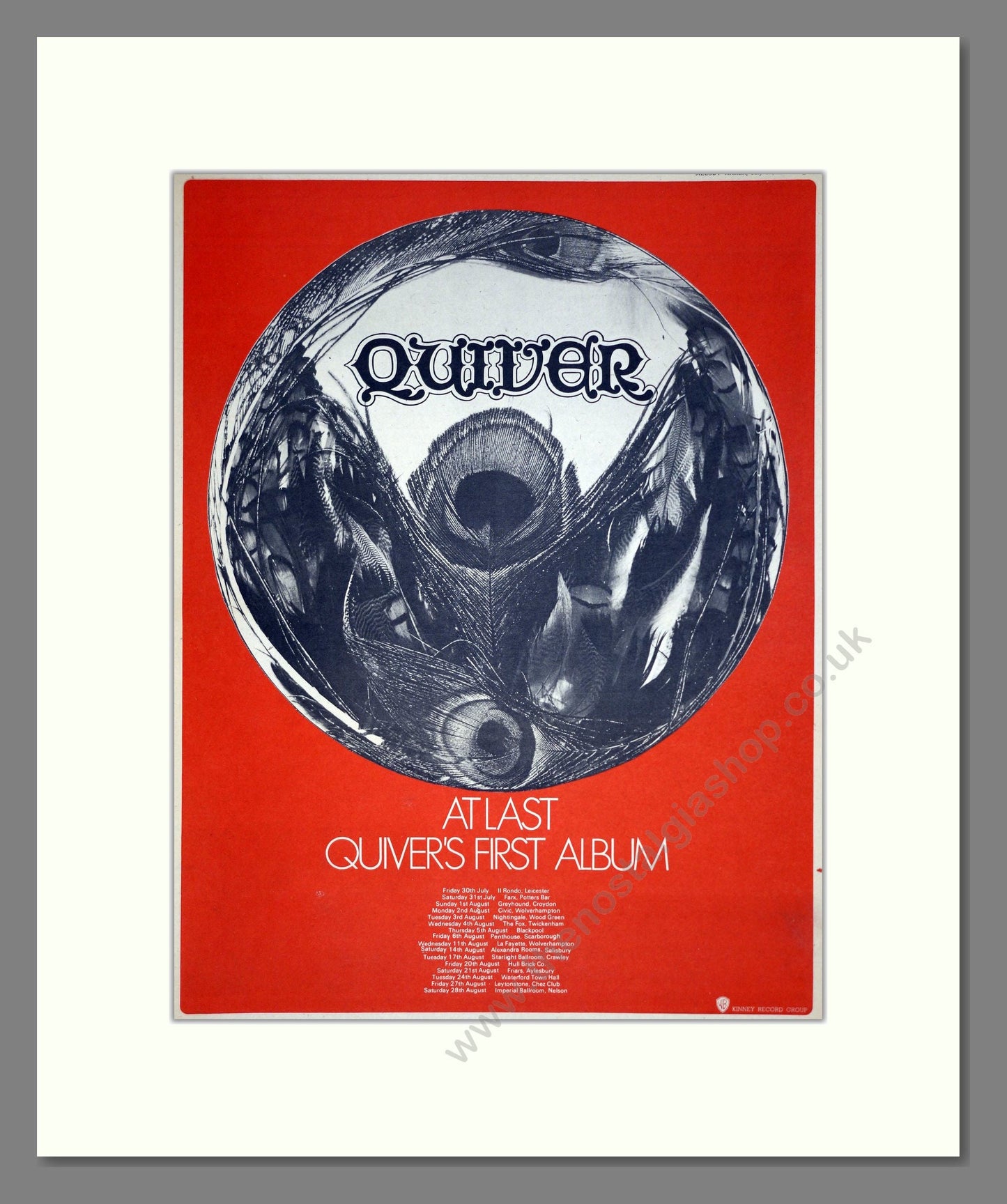 Quiver - Debut Album. Vintage Advert 1971 (ref AD20445)
