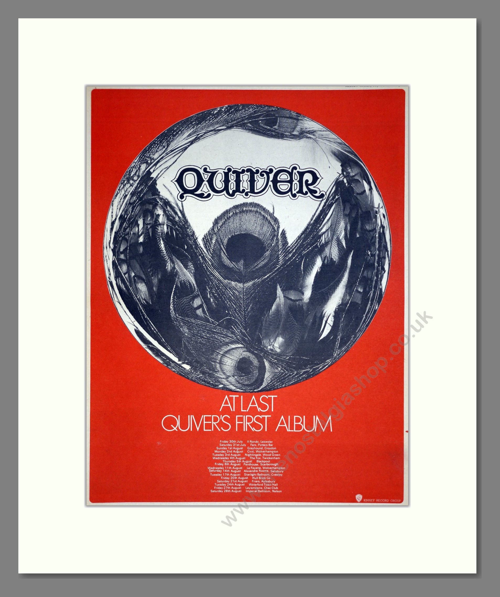 Quiver - Debut Album. Vintage Advert 1971 (ref AD20445)