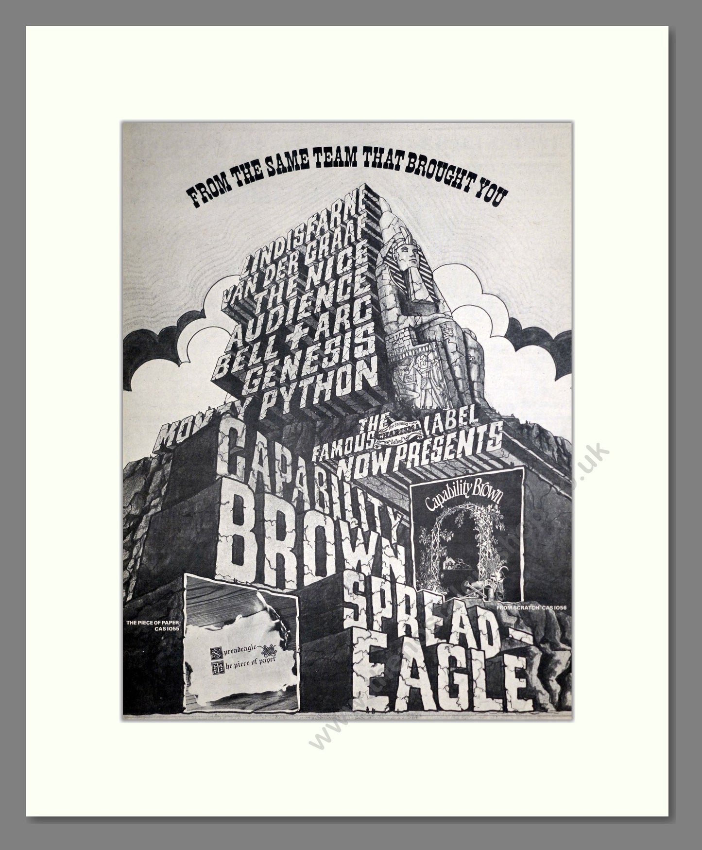 Capability Brown - Spread Eagle. Vintage Advert 1972 (ref AD20455)