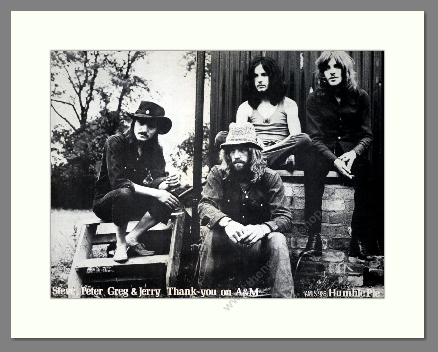 Humble Pie - Thank You. Vintage Advert 1970 (ref AD20457)