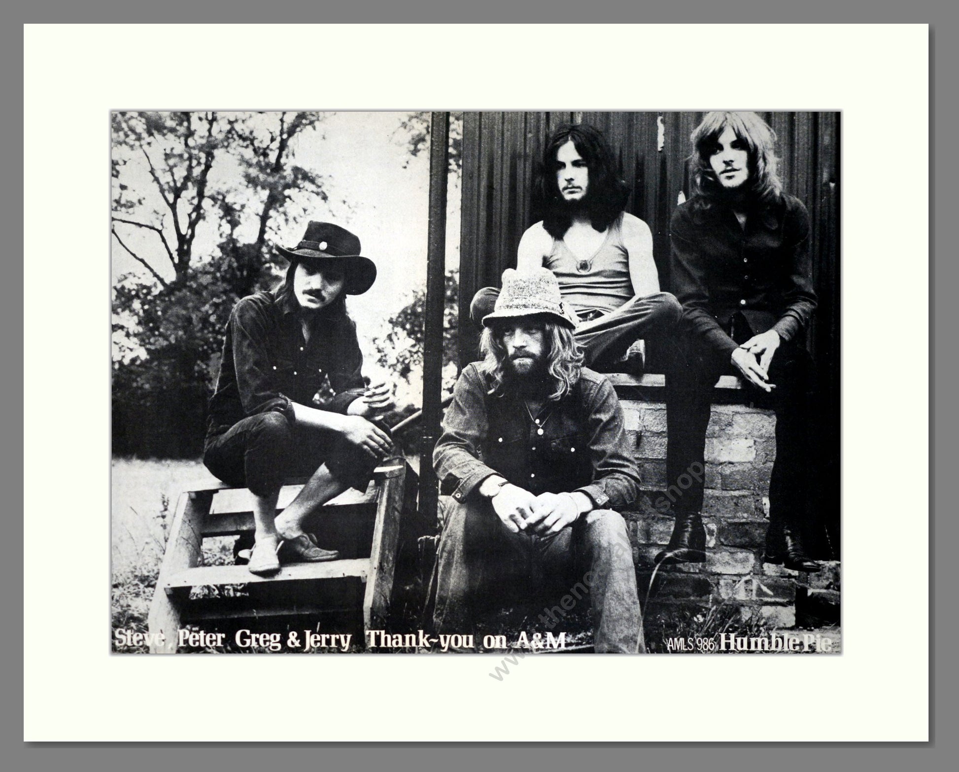 Humble Pie - Thank You. Vintage Advert 1970 (ref AD20457)