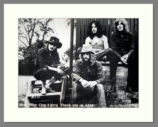 Humble Pie - Thank You. Vintage Advert 1970 (ref AD20457)