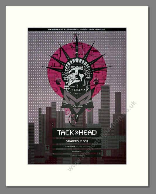 Tack Head - Dangerous Sex. Vintage Advert 1990 (ref AD20459)