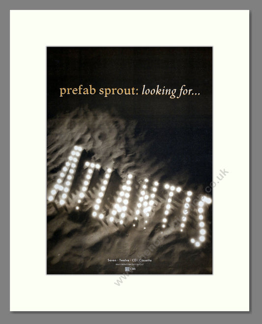 Prefab Sprout - Looking For Atlantis. Vintage Advert 1990 (ref AD20460)