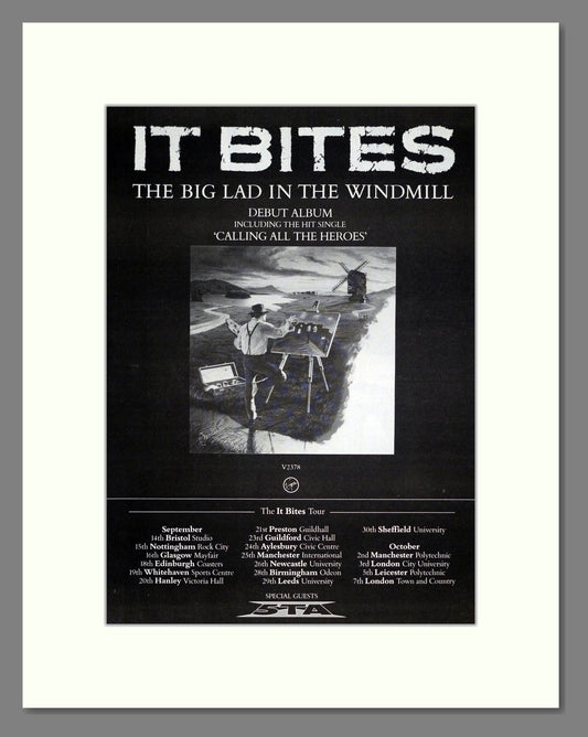 It Bites - The Big Lad In The Windmill. Vintage Advert 1986 (ref AD20471)