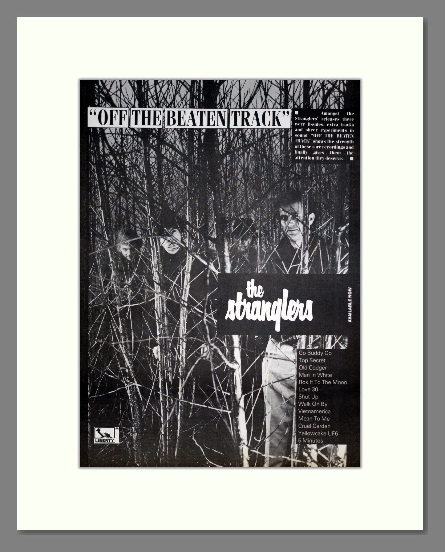 Stranglers (The) - Off The Beaten Track. Vintage Advert 1986 (ref AD20476)