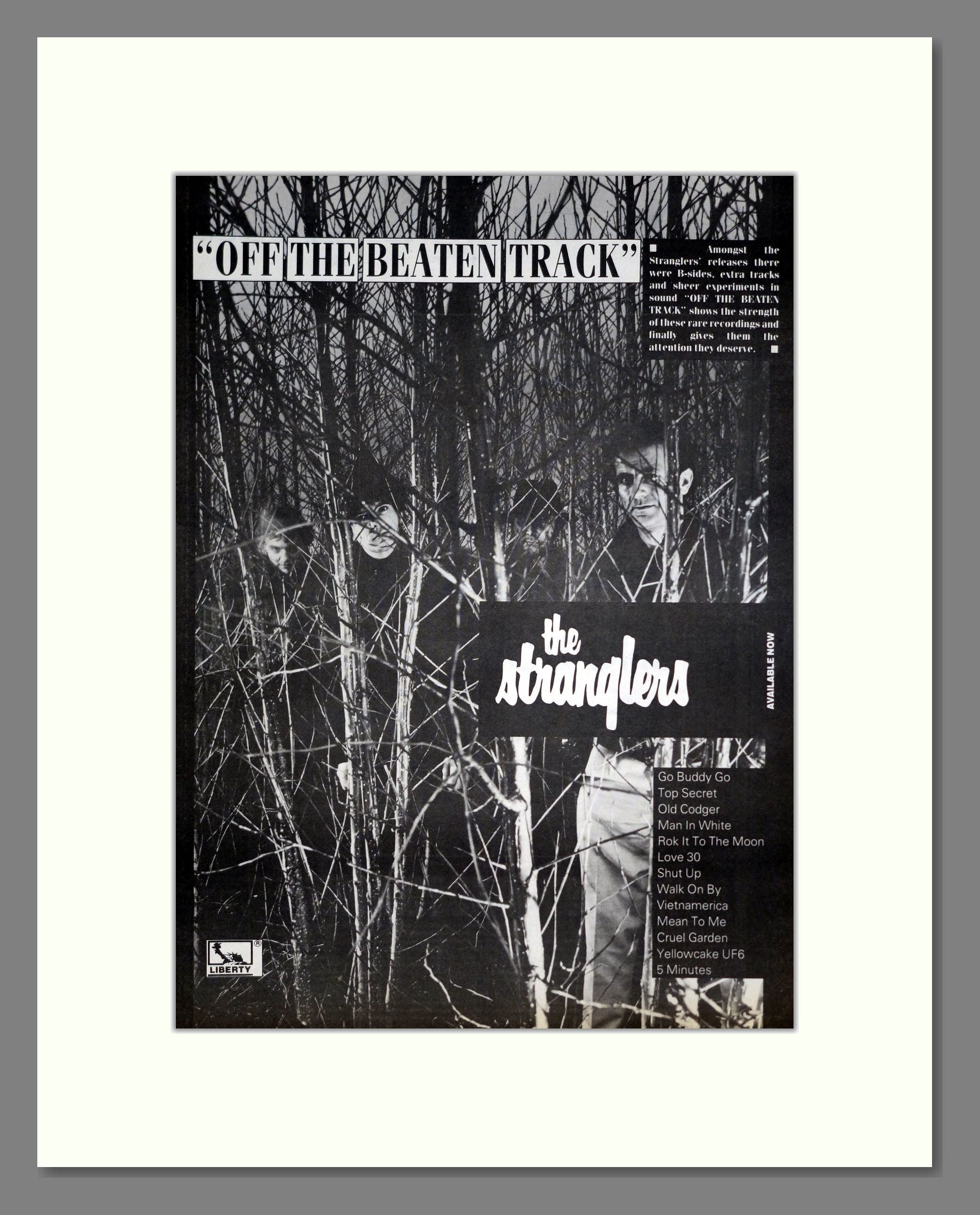 Stranglers (The) - Off The Beaten Track. Vintage Advert 1986 (ref AD20476)